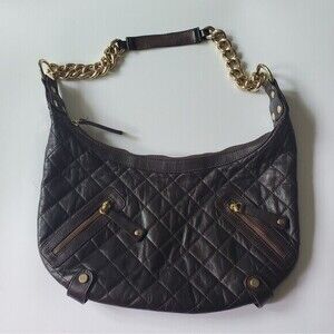 Tanner Vintage Quilted Italian Leather Hobo Bag Boho Hippie Western 80s 90s